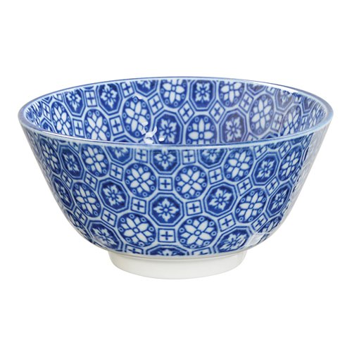 Rice Bowl Nippon Blue Flower